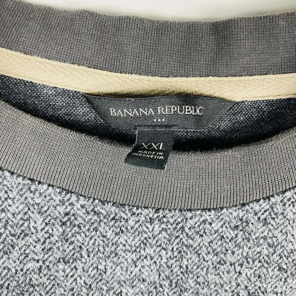 Banana Republic Size XXL Crewneck Sweater Gray